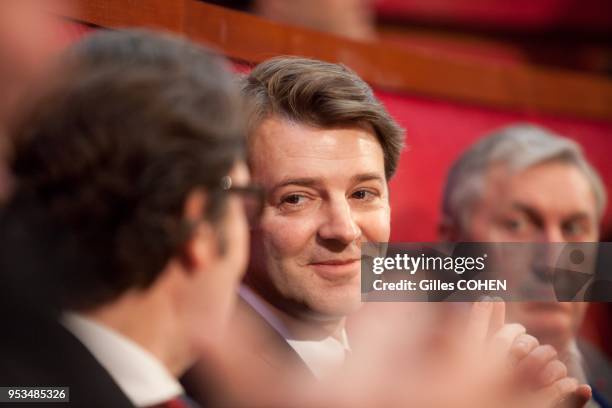 Francois Baroin attends UNAPL Convention in Paris, France on December 12, 2011.