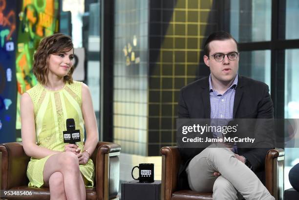 Sami Gayle and brother Chad Klitzman visit Build Series at Build Studio on May 1, 2018 in New York City.