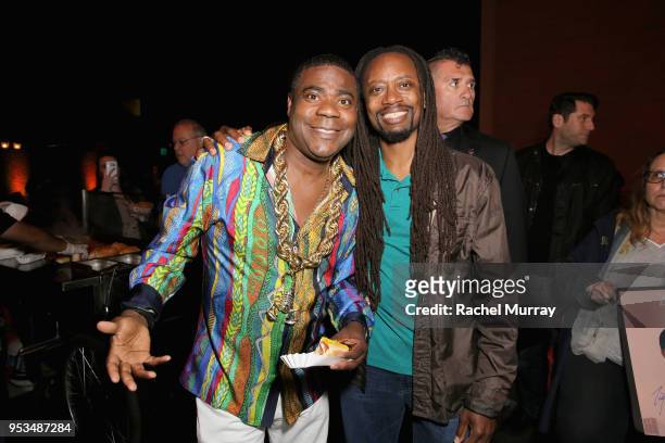 Tracy Morgan and Saladin Patterson attend the For Your Consideration Red Carpet Event for TBS' Hipsters and O.G.'s at Steven J. Ross Theatre on the...
