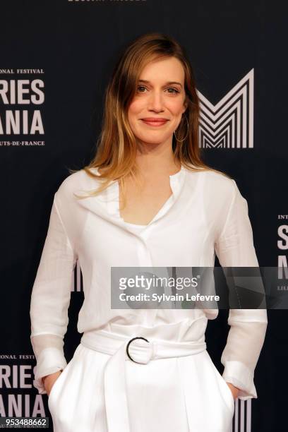 Daniella Kertesz attends Series Mania Lille Hauts de France Festival day 5 photocall on May 1, 2018 in Lille, France.