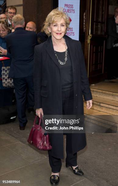 Patricia Hodge attends Chess The Musical press night at London Coliseum on May 1, 2018 in London, England.