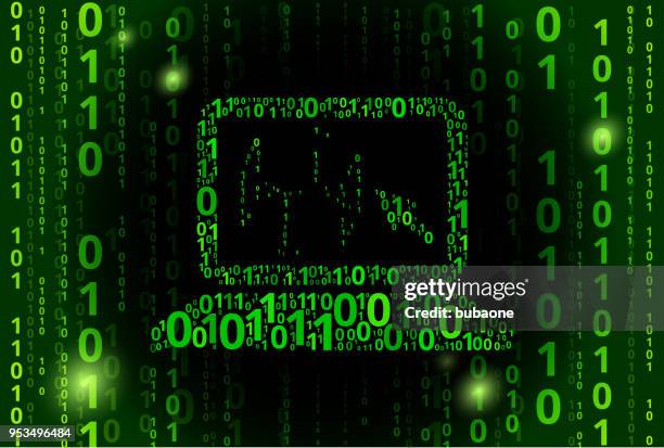 construction program binary code vector pattern background - virtual reality construction stock illustrations
