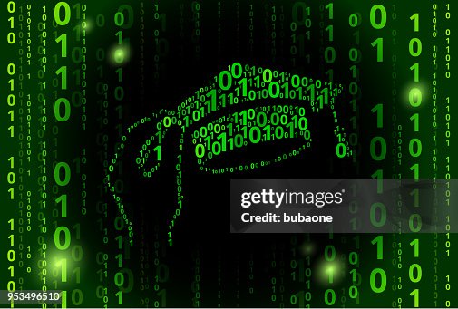 Graduation Binary Code Vector Pattern Background Graduation Binary Code Vector Pattern Background