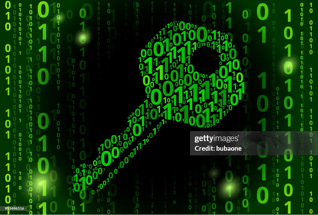 Household Key Binary Code Vector Pattern Background High-Res Vector ...