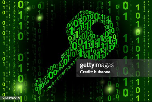 Household Key Binary Code Vector Pattern Background High-Res Vector ...