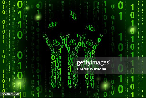 Graduation Binary Code Vector Pattern Background Graduation Binary Code Vector Pattern Background