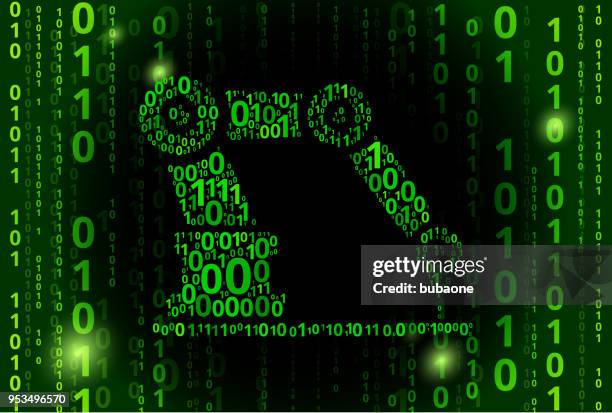 construction binary code vector pattern background - virtual reality construction stock illustrations
