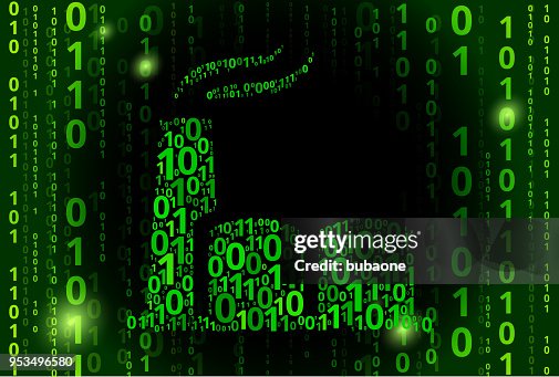 Oil Pump Binary Code Vector Pattern Background Oil Pump Binary Code Vector Pattern Background