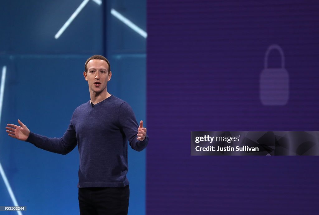 Mark Zuckerberg Addresses F8 Facebook Developer Conference