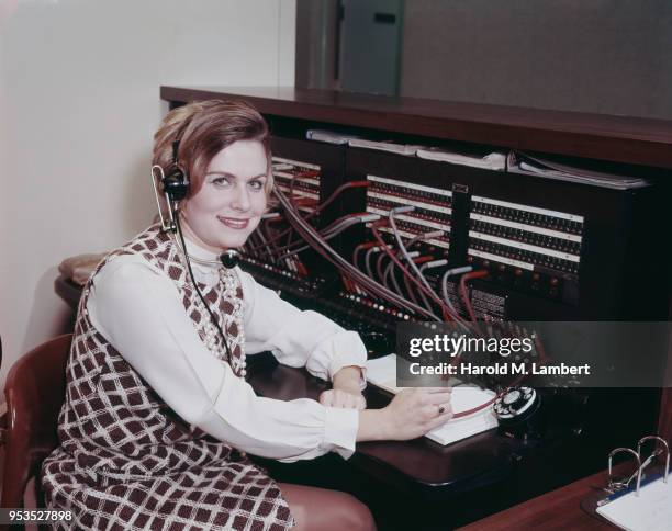 OLD CORD SWITCHBOARD OPERATOR