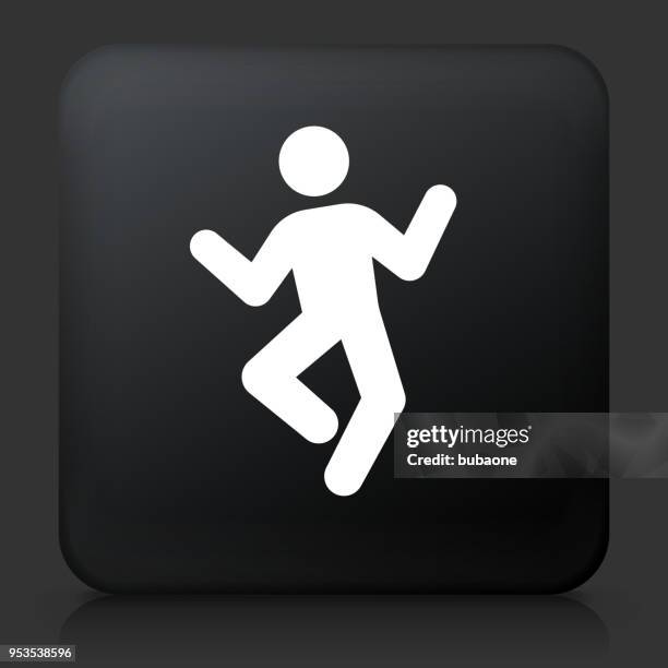 man dancing icon - zumba stock illustrations