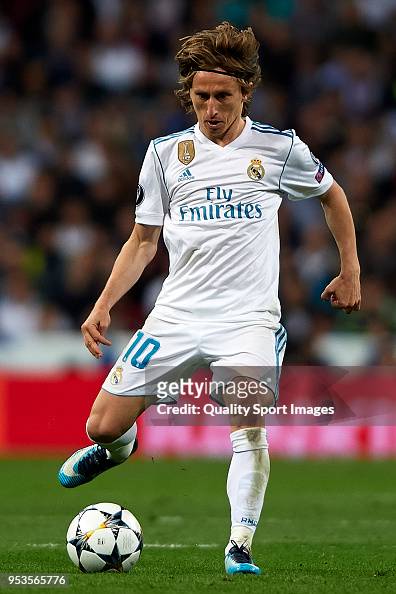 Luka Modric of Real Madrid in action during the UEFA Champions League ...