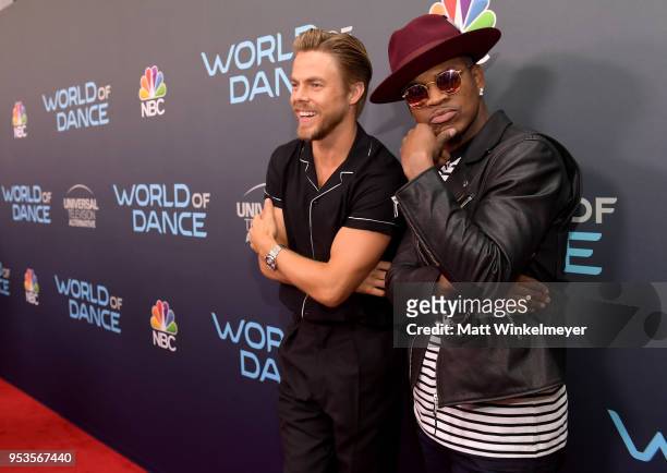 Derek Hough and Ne-Yo attend the FYC event for NBC's "World of Dance" at Saban Media Center on May 1, 2018 in North Hollywood, California.