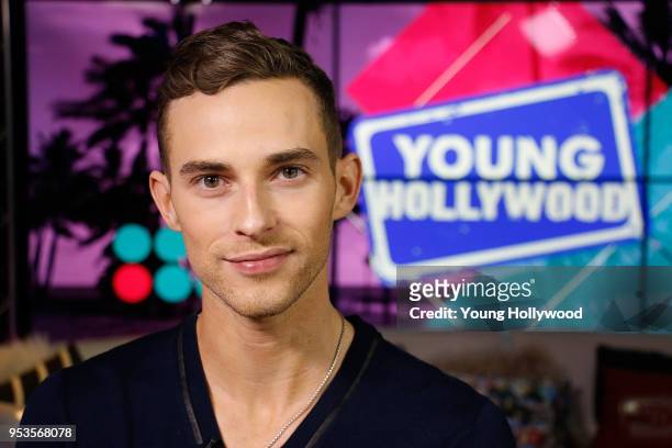 May 1: Adam Rippon visits the Young Hollywood Studio on May 1, 2017 in Los Angeles, California.