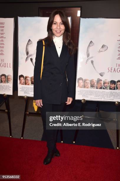 Leslie Urdang attends the premiere of Sony Pictures Classics' "The Seagull" at Writers Guild Theater on May 1, 2018 in Beverly Hills, California.