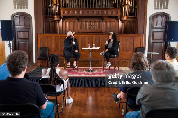 Blue Note Records President Don Was is interviewed by Alison Fensterstock during the during the Recording Academy Studio Summit at Esplanade Studios...