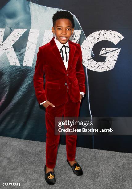 Seth Carr attends Universal Pictures' Special Screening Of "Breaking In" on May 01, 2018 in Los Angeles, California.