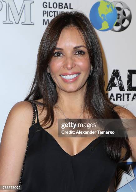 Giselle Blondet attends the "Bad Samaritan" movie premiere at Landmark Theatres at Merrick Park on May 1, 2018 in Coral Gables, Florida.