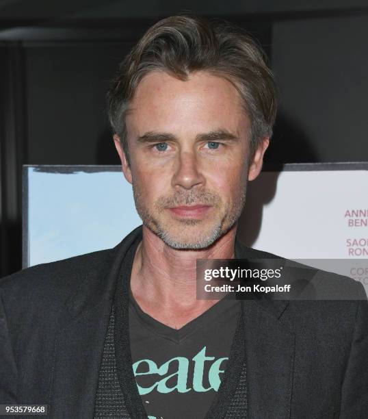 Sam Trammell attends the premiere of Sony Pictures Classics' "The Seagull" at Writers Guild Theater on May 1, 2018 in Beverly Hills, California.