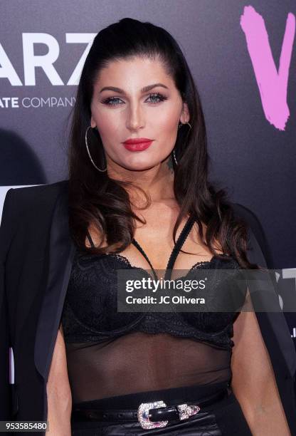 Actor Trace Lysette attends Starz 'Vida' premiere at Regal LA Live Stadium 14 on May 1, 2018 in Los Angeles, California.