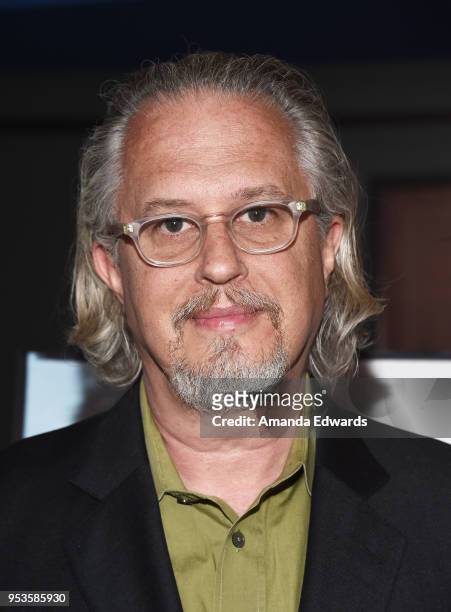 Composer Anton Sanko arrives at the premiere of Sony Pictures Classics' "The Seagull" at the Writers Guild Theater on May 1, 2018 in Beverly Hills,...