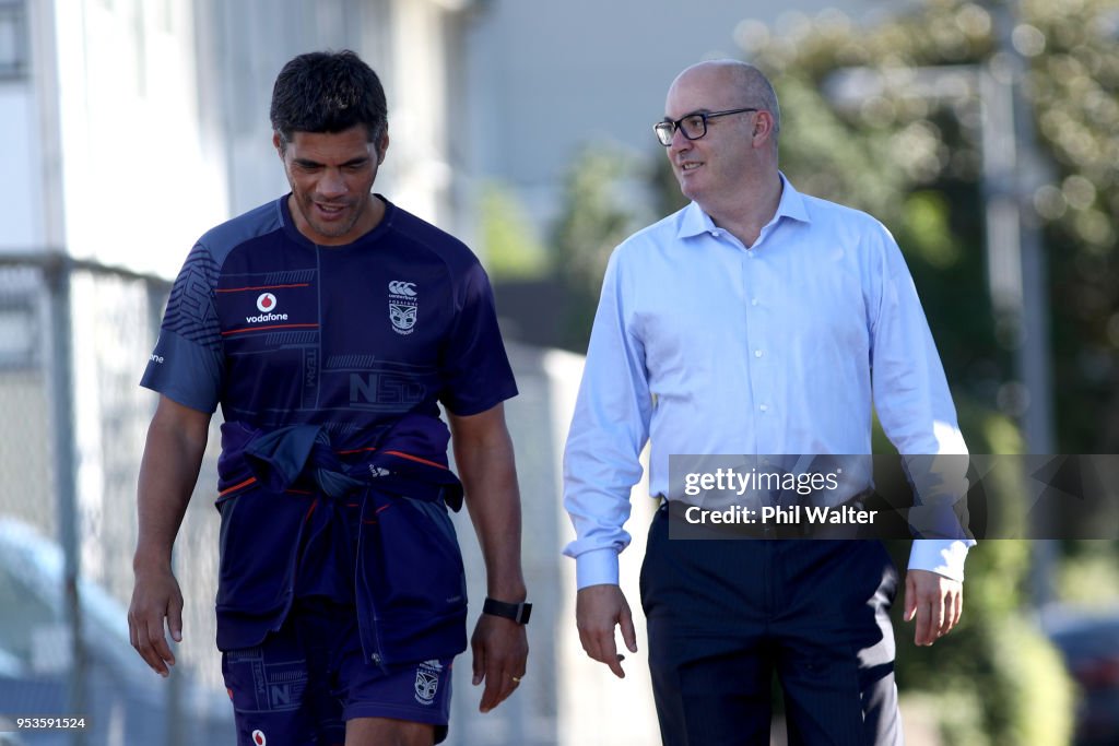 New Zealand Warriors Training Session