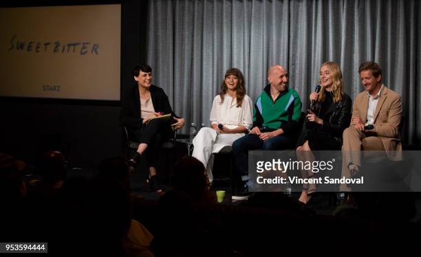 Stacey Wilson Hunt, New York Magazine and Actors Ella Purnell, Daniyar, Caitlin Fitzgerald and Paul Sparks attend SAG-AFTRA Foundation Conversations...