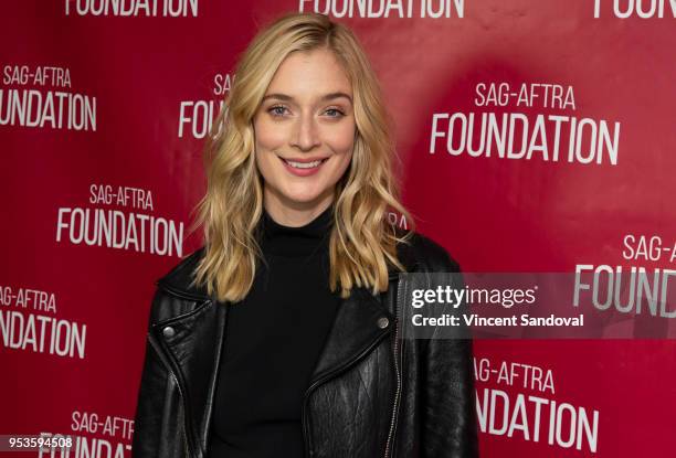 Actress Caitlin Fitzgerald attends SAG-AFTRA Foundation Conversations screening of "Sweetbitter" at SAG-AFTRA Foundation Screening Room on May 1,...