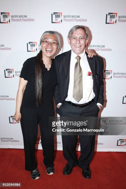 Cora Schneck and Bob Schneck during the Multiple Myeloma Research Foundation's Laugh For Life at 583 Park Avenue on May 1, 2018 in New York City.