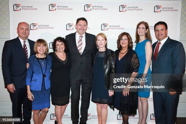 Joel Beetch, Sue Korn, Jill Rosenthal, Bill McHugh, Alison Tress, Sheri Lipman, Anne Quinn Young, Chad Saward during the Multiple Myeloma Research...