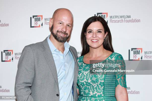 Jeff Bilskin and Amy Freeze during the Multiple Myeloma Research Foundation's Laugh For Life at 583 Park Avenue on May 1, 2018 in New York City.