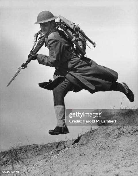 Solier Ranning Running With Backpack Photos and Premium High Res Pictures - Getty Images