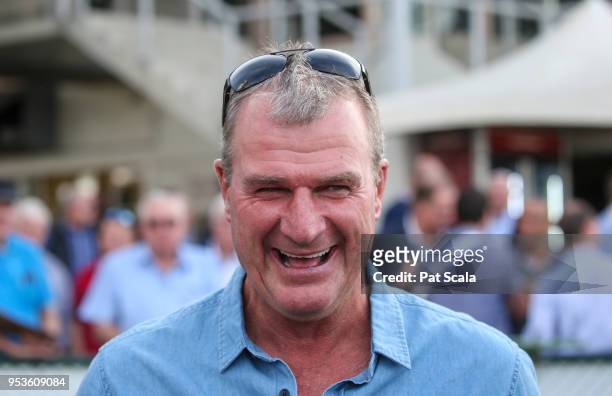 Trainer Darren Weir after his horse Handsome Thief won Midfield Group Wangoom Handicap, at Warrnambool Racecourse on May 02, 2018 in Warrnambool,...