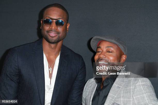 Player Dwyane Wade and producer Will Packer attend Universal Pictures' Special Screening Of "Breaking In" - Arrivals at ArcLight Cinemas on May 1,...
