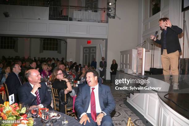 Comedian Mike Birbiglia performs at Multiple Myeloma Research Foundation's Laugh For Life at 583 Park Avenue on May 1, 2018 in New York City.