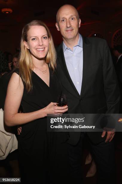Meghan Joye and Diarmuid Joye attend Multiple Myeloma Research Foundation's Laugh For Life at 583 Park Avenue on May 1, 2018 in New York City.