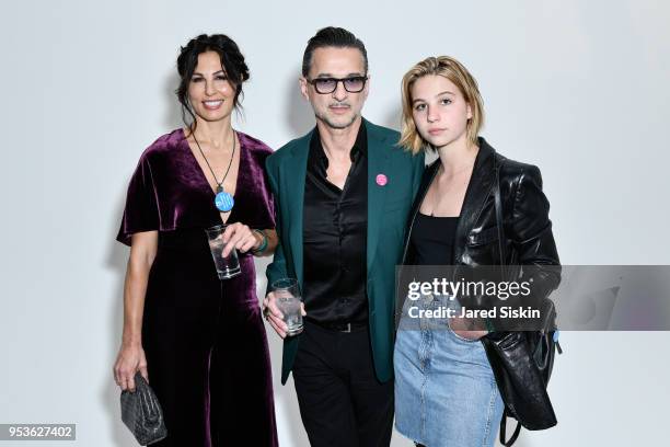 Jennifer Sklias-Gahan, Dave Gahan and Stella Rose Gahan attend Planned Parenthood Of New York City Spring Gala Honoring Cecile Richards And Laverne...