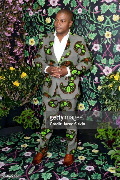 Artist Kehinde Wiley attends Planned Parenthood Of New York City Spring Gala Honoring Cecile Richards And Laverne Cox at Spring Studios on May 1,...