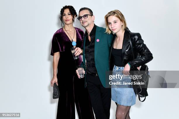 Jennifer Sklias-Gahan, Dave Gahan and Stella Rose Gahan attend Planned Parenthood Of New York City Spring Gala Honoring Cecile Richards And Laverne...