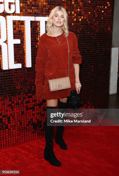 Ashley James attends a special screening of 'I Feel Pretty' at Picturehouse Central on May 1, 2018 in London, England.