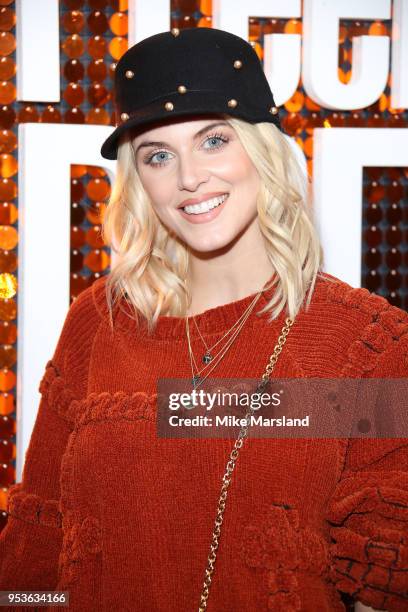 Ashley James attends a special screening of 'I Feel Pretty' at Picturehouse Central on May 1, 2018 in London, England.