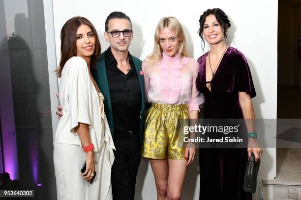 Maryam L'Ange, Dave Gahan, Chloe Sevigny and Jennifer Sklias-Gahan attend Planned Parenthood Of New York City Spring Gala Honoring Cecile Richards...