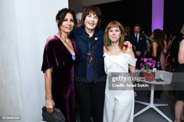 Jennifer Sklias-Gahan, Marilyn Minter and Abigail DeAtley attend Planned Parenthood Of New York City Spring Gala Honoring Cecile Richards And Laverne...