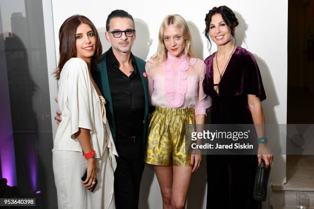 Guest, Dave Gahan, Chloe Sevigny and Jennifer Sklias-Gahan attend Planned Parenthood Of New York City Spring Gala Honoring Cecile Richards And...