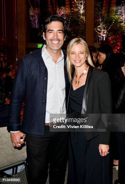 Carter Oosterhouse and Amy Smart attend Communities in Schools Annual Celebration on May 1, 2018 in Los Angeles, California.