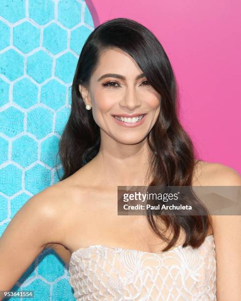 Actress Maria Elena Laas attends the premiere of Starz "Vida" at the Regal LA Live Stadium 14 on May 1, 2018 in Los Angeles, California.