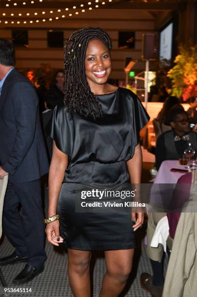 Iman Turner receives an award at Communities in Schools Annual Celebration on May 1, 2018 in Los Angeles, California.