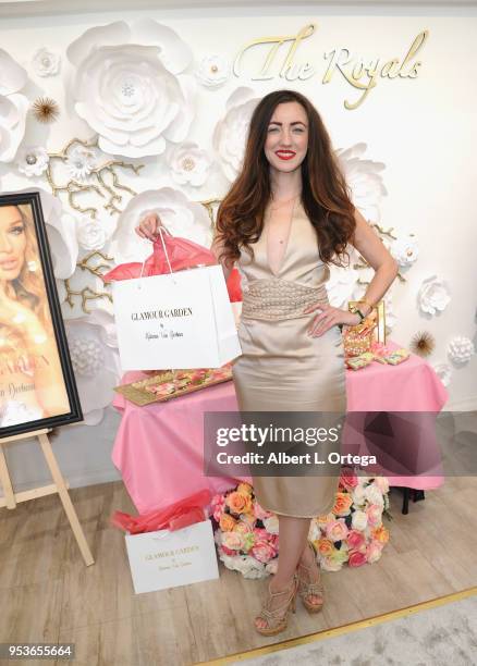 Actress Amber Martinez attends Katarina Van Derham's Exclusive Glamour Garden Pop Up Shop held at The Royals Paris on April 28, 2018 in Beverly...