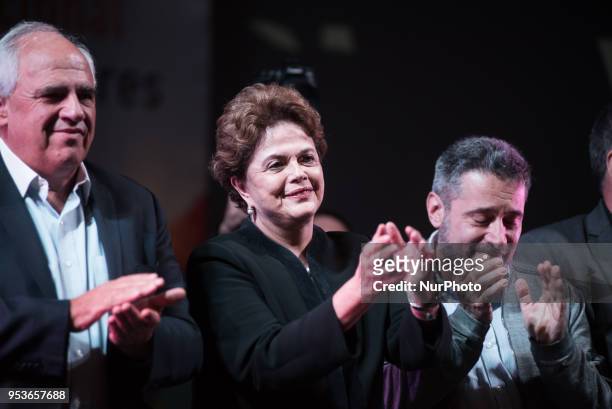 Presentation of the book &quot;The truth will win&quot; by Lula da Silva, with the presence of Dilma Rousseff, Ernesto Samper and Cuauhtémoc Cárdenas...