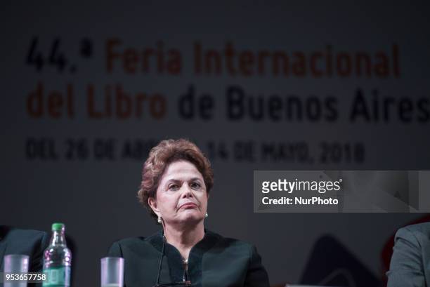 Dilma Rousseff during the Presentation of the book &quot;The truth will win&quot; by Lula da Silva, with the presence of Dilma Rousseff, Ernesto...